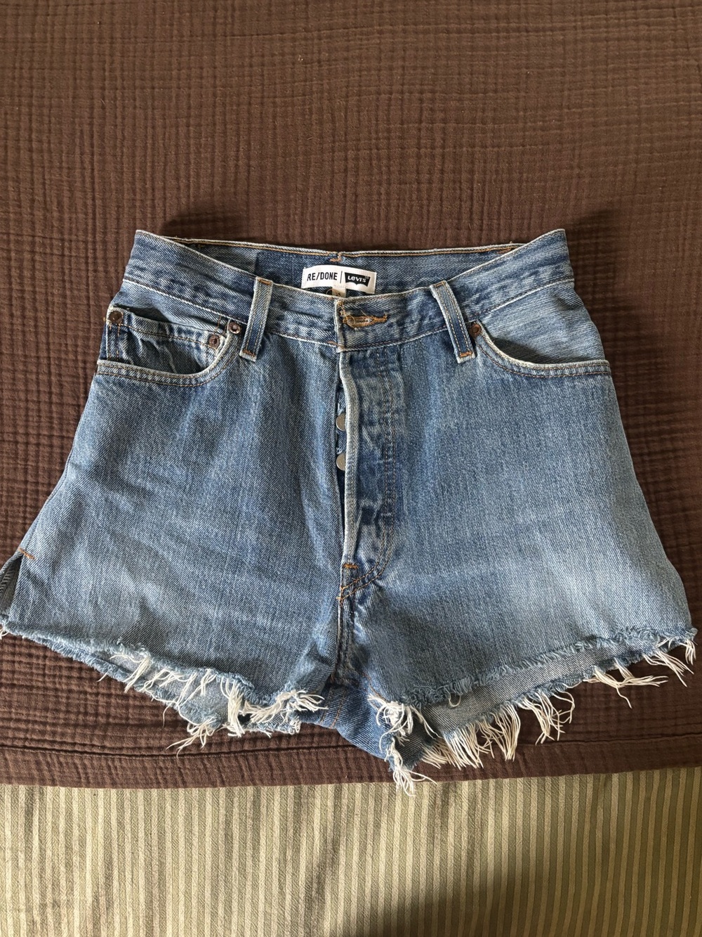 Re/Done High-Rise  Mid Blue Levi’s